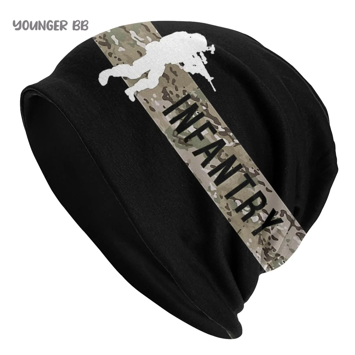 

Bonnet Hats Camouflage Army Men Women's Knitting Hat US Military Infantry Winter Warm Cap Beanies Thermal Elastic Caps