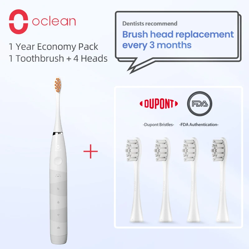 Oclean Flow Smart Sonic Electrical Toothbrushes Set Rechargeable Automatic Ultrasonic Teethbrush Kit Ultrasound Dental Whitening images - 6