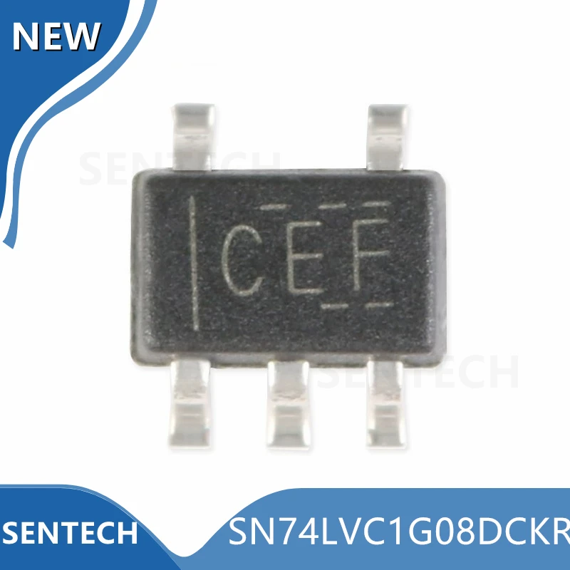 50 шт./партия, новый оригинальный SN74LVC1G08DCKR SC-70-5(CE *), одиночный 2-входной положительный и затвор