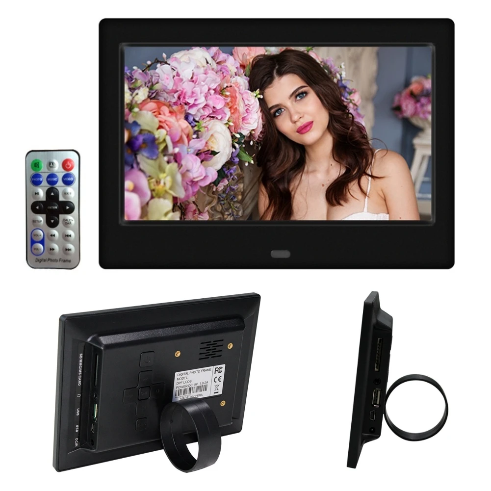 

7-дюймовая стандартная цифровая фоторамка, рамка для MP3 MP4 плеера с экраном 16:9