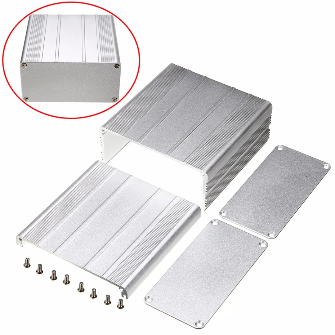 

LK-ALS48 Extruded Aluminum Enclosure Case DIY Electronic Project PCB Instrument Box DIY Case 100x100x50mm