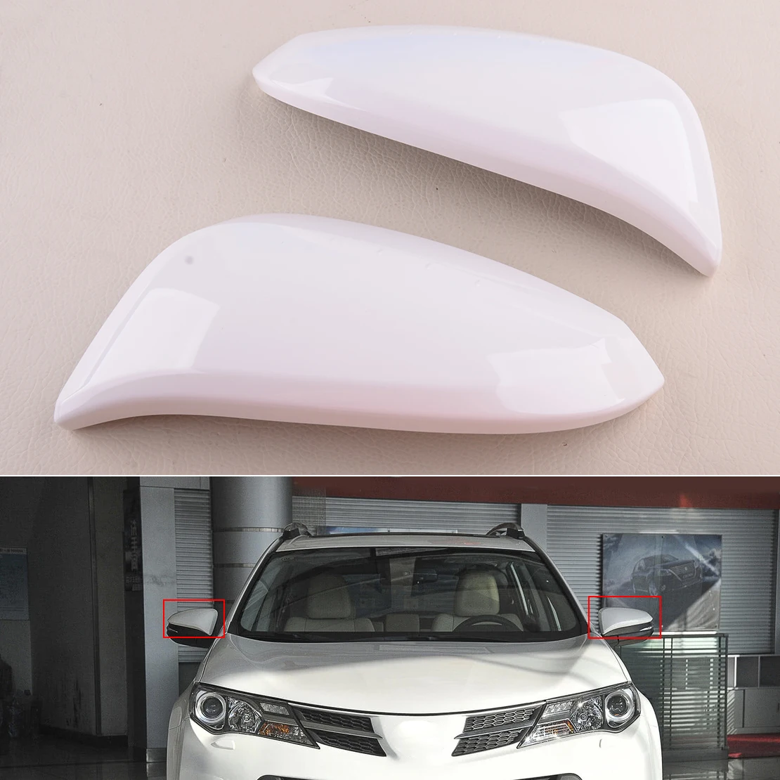 

Передняя левая и правая задняя крышка, задняя крышка, обшивка ABS, подходит для Toyota RAV4 2019 2018 2017 2016, 1 пара