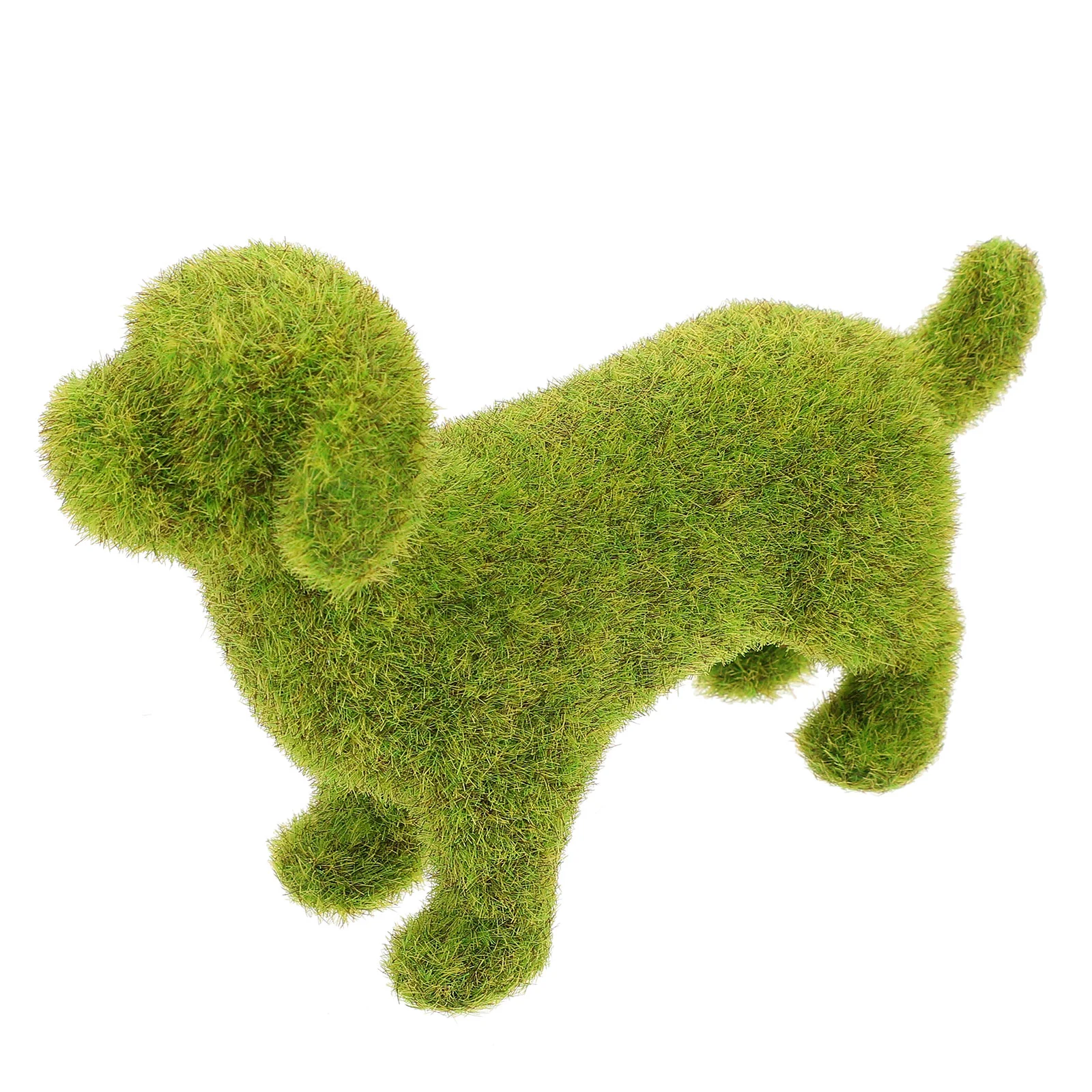 

Dog Statue Garden Animal Outdoorflocking Decorations Statues Puppy Sculpture Figurine Peeing Decor Flocked Figurines Artificial