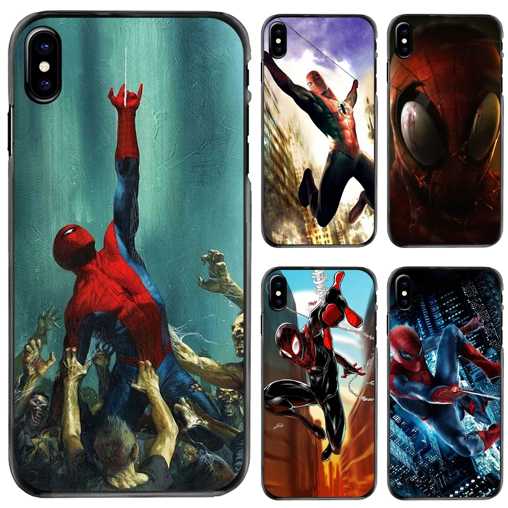 

Hard Phone Case New Cute Spiderman Spider Man Marvel Venom For iPhone 11 12 13 14 Pro MAX Mini 5 5S SE 6 6S 7 8 Plus 10 X XR XS