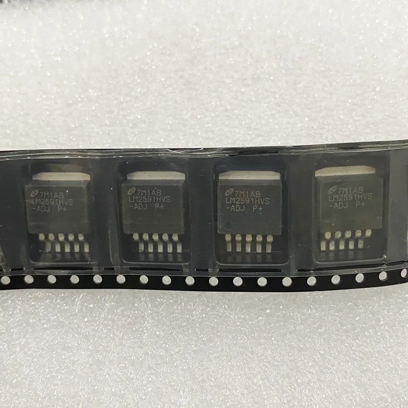 Chip de fuente de alimentación LM2591 TO263 LM2591HVS-ADJ, 5 piezas, DC-DC, productos originales