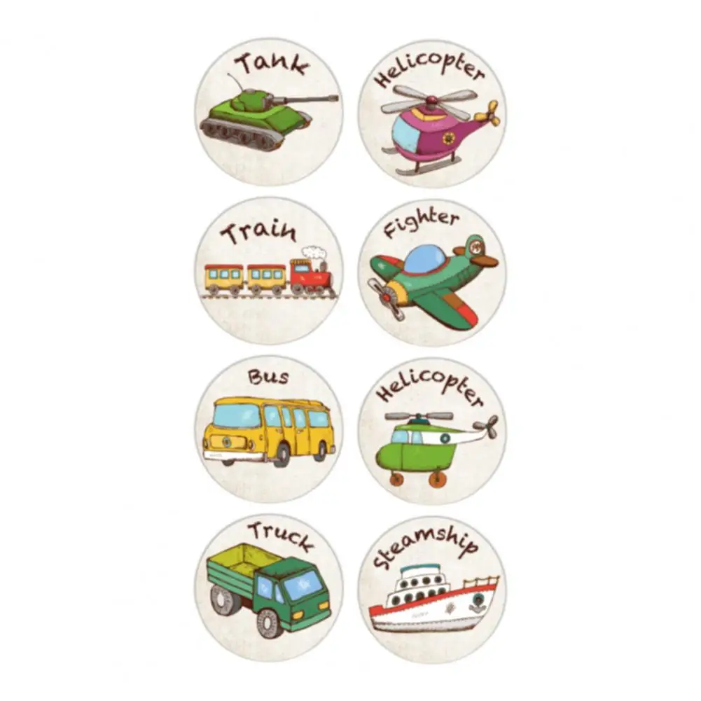 

1 Roll Creative School Supplies Funny Cartoon Cars Teacher Reward Sticker for School Incentives Sticker Incentives Sticker