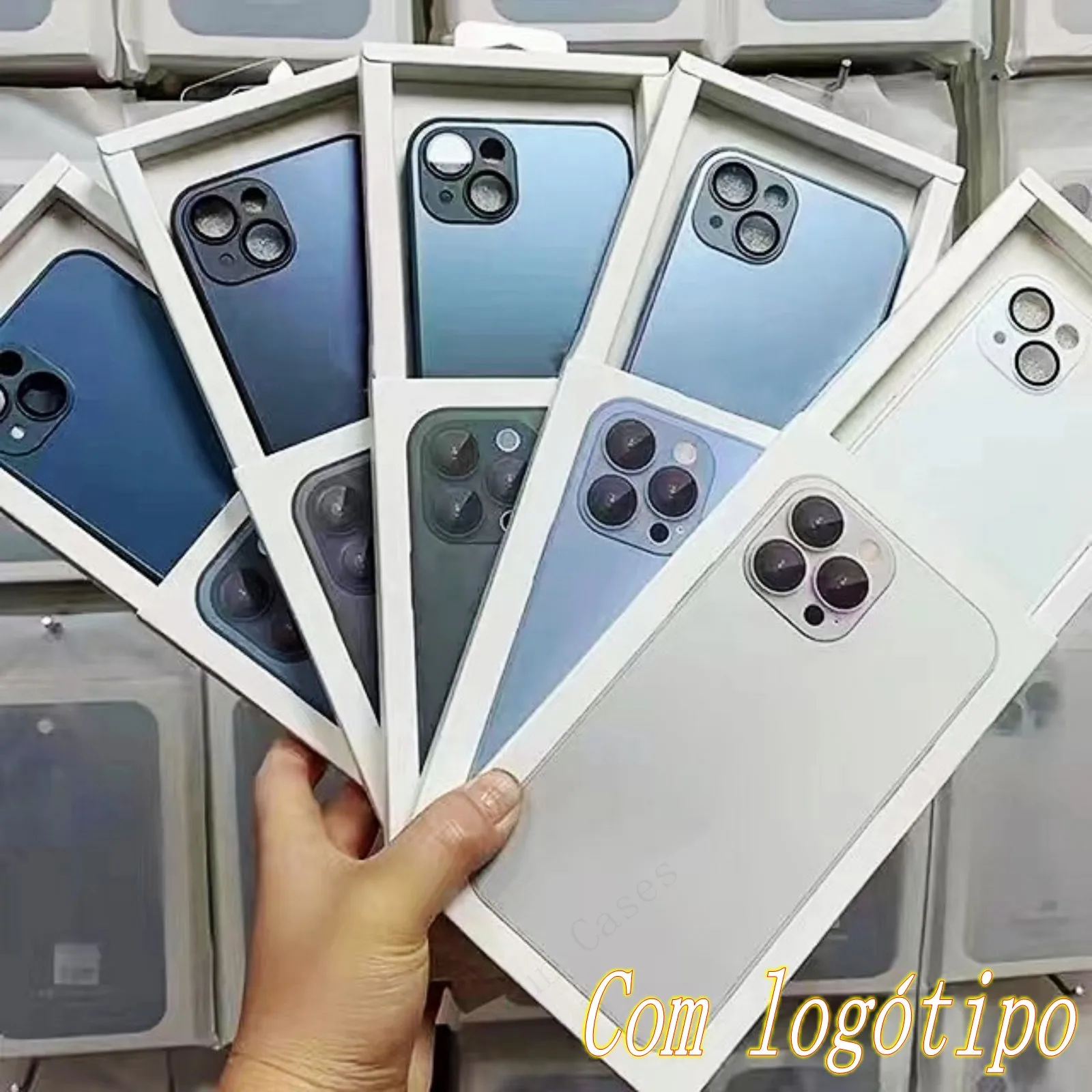 10Pcs Logo Original AG Silicone Matter Glass Magnetic Phone Case For iPhone 14 13 12 Pro Max 11 ProMax + Plus Cover Gift Box