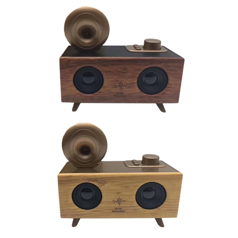 

Retro Fleur De Corne Classical Nostalgic Bluetooth Speakers Indoor Dual Creative Audio Speakers