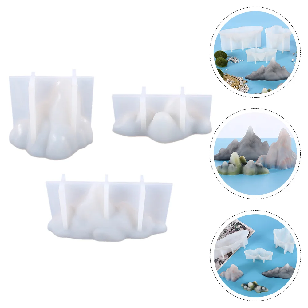 

Resin Mountain Epoxy Diy Silicone Casting Accessories Crafts Supplies Jewelry Adornment Mould Pudding Mininature