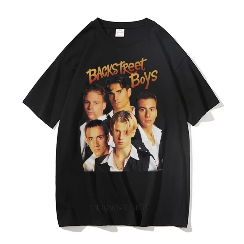 Мужская Винтажная Футболка оверсайз Backstreet Повседневная Уличная одежда для