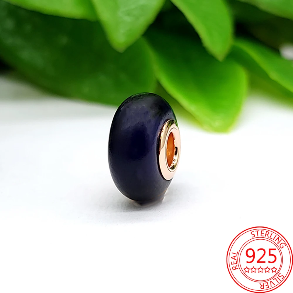 925 оригинальные матовые Зеленые Подвески plata charm of ley для браслета Pandora со