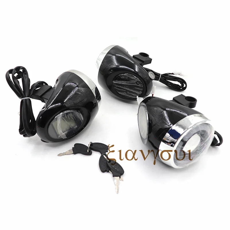 12 В 48 в 60 72 Bluetooth фары Сигналы поворота задние ЖК приборная панель для Citycoco Niu