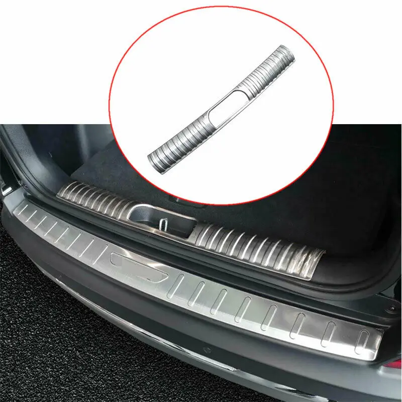 

1 шт., защитная накладка на задний бампер из серебристой стали для Jeep Cherokee 2019-2020