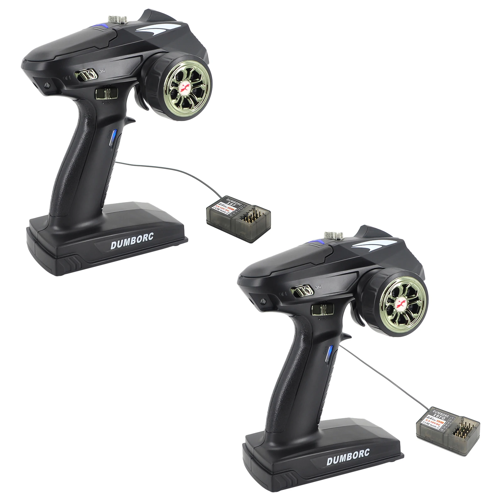 

Car Boat 2.4GHz 6CH Remote Control Transmitter with Receiver Kit for RC Motor Boat Vehicle with Receiver for Kids