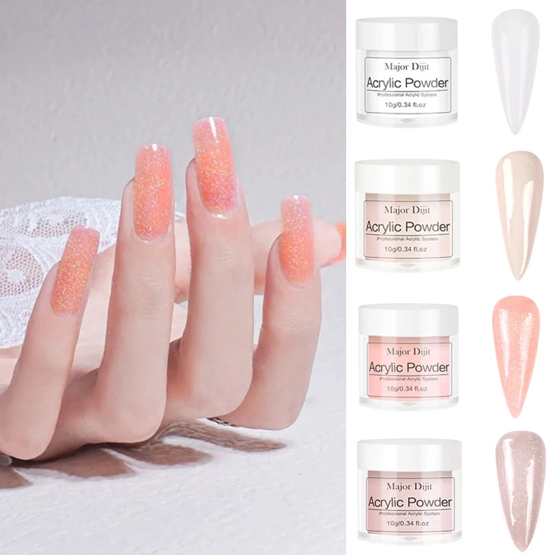 

1pcs Manicure Crystal Powder Clear White Natural Nails Extension Glitter Powder for Manicure Professional Nails Art Accessories