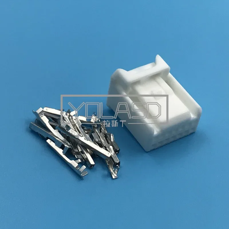 

1 комплект, 14-контактный 6098-3877 6098-3917, автоматическая розетка, детали для модификации автомобиля, сборка переменного тока, автомобильная вилка кабеля 90980-12369 90980-12370