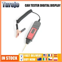 digital car lcd circuit tester electric voltage test pen probe detector led light dc 3 36v tester car breakdown repair tool