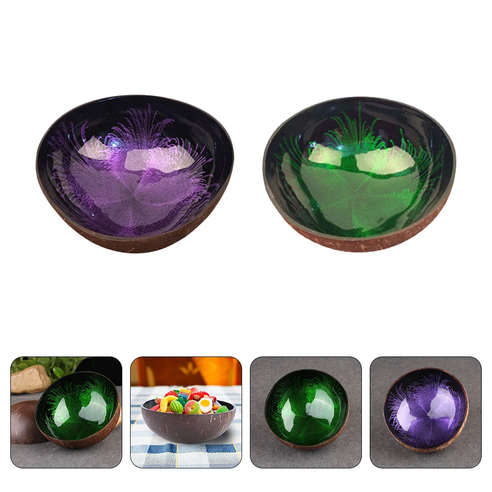 

2pcs Natural Candy Bowls Sundries Storage Bowl Desktop Decoration