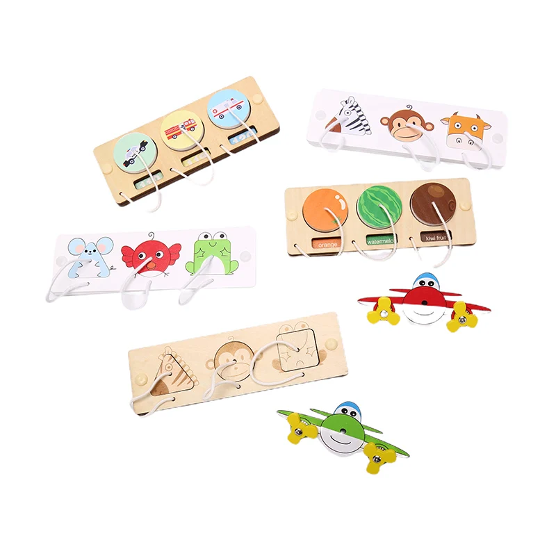 

Children Busy Board DIY Educational Oranment Materials Hole Board Montessori Educational Toddler Activity Learning Cognition Toy