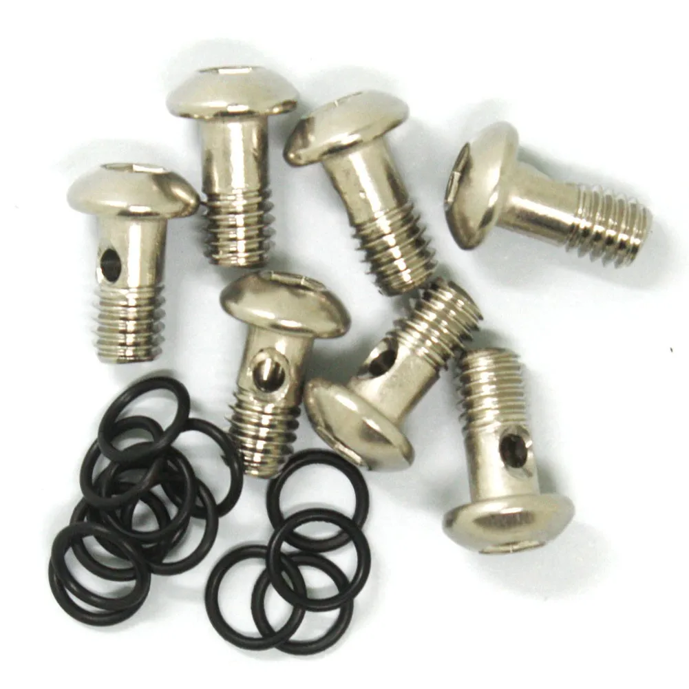 

2set Bike Bicycle Brake Banjo Bolt With 4Seals For-SHIMANO XT M8020 XT M8100/SLX M7100 BRAKEC Cycling Accessories Parts
