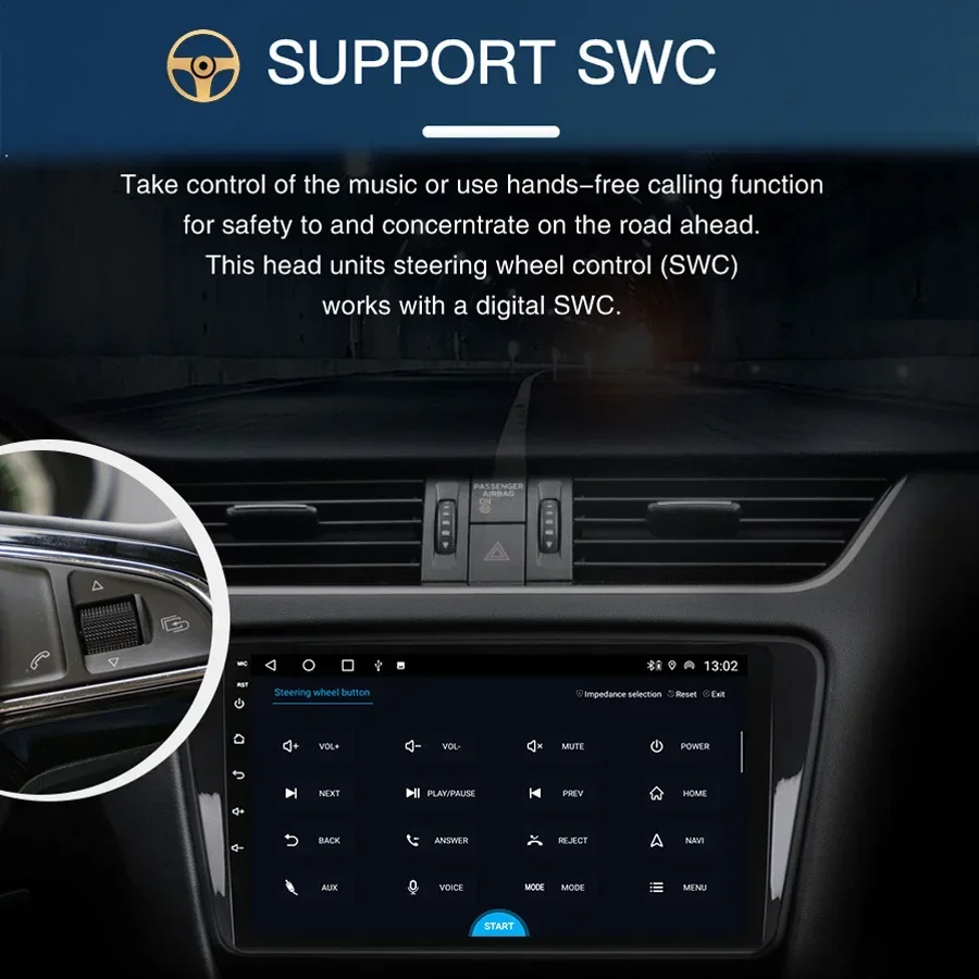 Автомобильный DVD-плеер Carplay 8 дюйма IPS Android 13 0 ГБ + 256 GPS Wi-Fi Bluetooth радио для VW Touareg T5