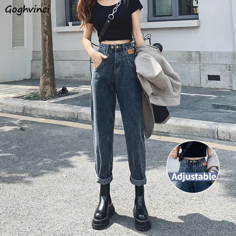 

Джинсы женские облегающие с множеством карманов, модные Универсальные брюки из денима с завышенной талией в Корейском стиле, Размеры 25-32, Шт...