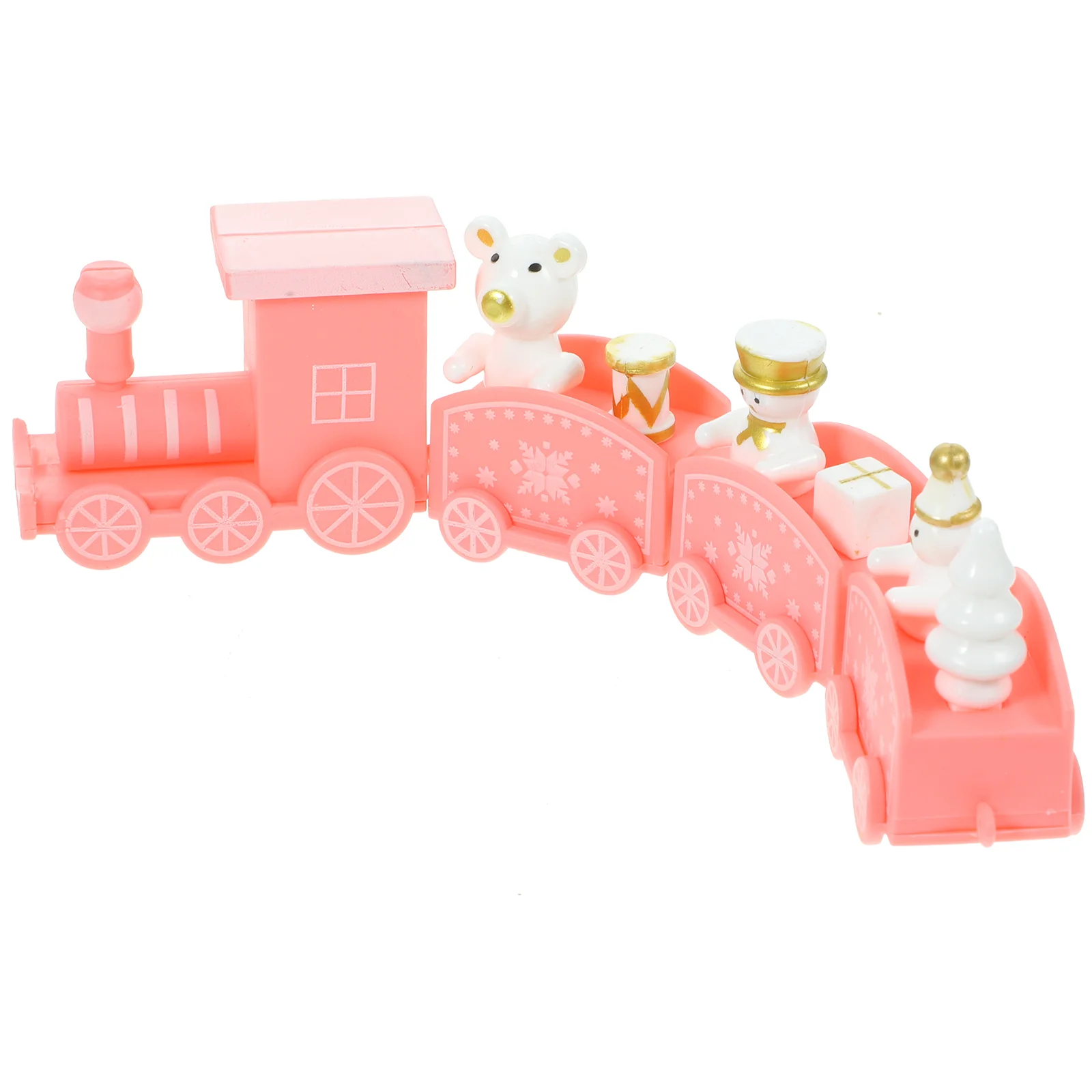 

Christmas Train Decoration Desktop Decorations Tabletop Party Toy Photo Props Kid Toys