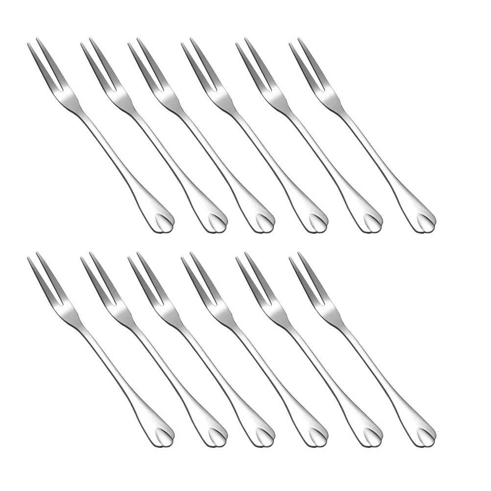 

Pastry Fork Household Forks Stainless Steel Fruit Mini Party Dessert Snail Food