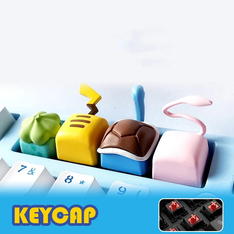 Персонализированная механическая клавиатура с персонажами аниме и мультфильмов