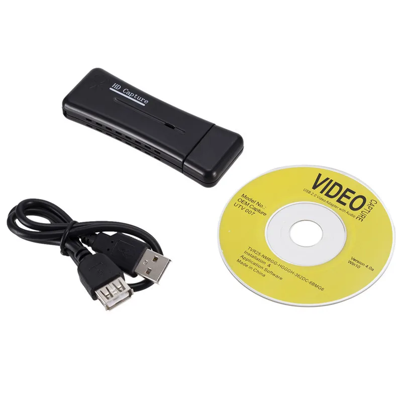 

USB 2.0 Record Capture Card for PC DV Camcorder VCR/DVD Converter Laptop Computer Notebook Watching The Video Studio Adapter