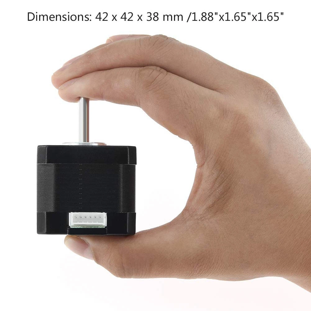 Шаговый электродвигатель Nema 17 1 шт. биполярный 7a 40Ncm (56 2 унции) корпус 40 мм 4 провода