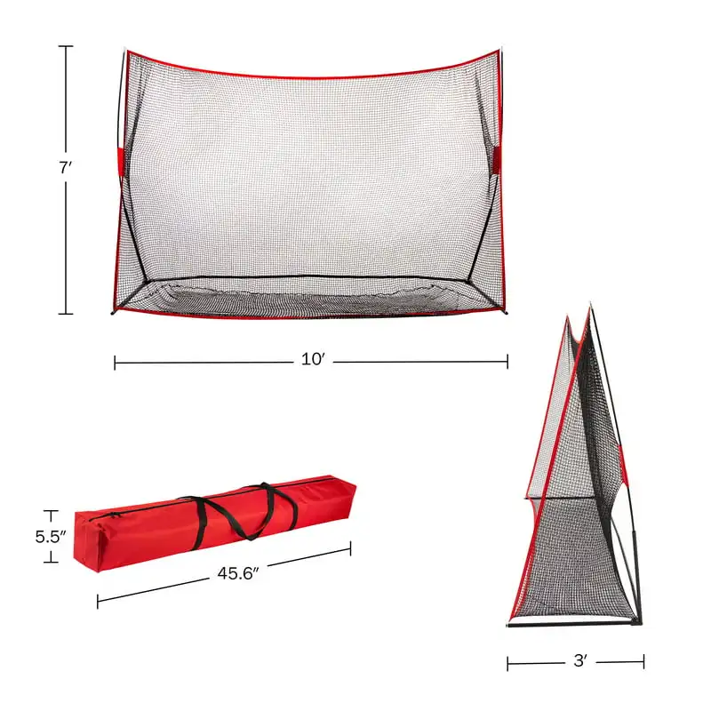

Heavy-Duty Golf Net with Steel Frame - Indoor and Outdoor Use