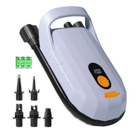 electric 20psi sup pump 7500mah battery for inflatable kayak surfboard stand up paddle with 5 nozzles boat accessories