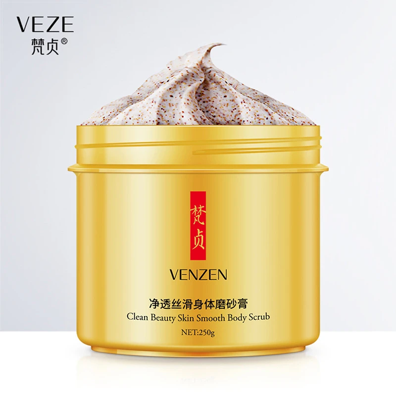 

VEZE Exfoliating Gel Body Scrub Cream Avocado Deep Cleansing Skin Whitening Go Cutin Dead Skin Moisturizing Body Care 250g