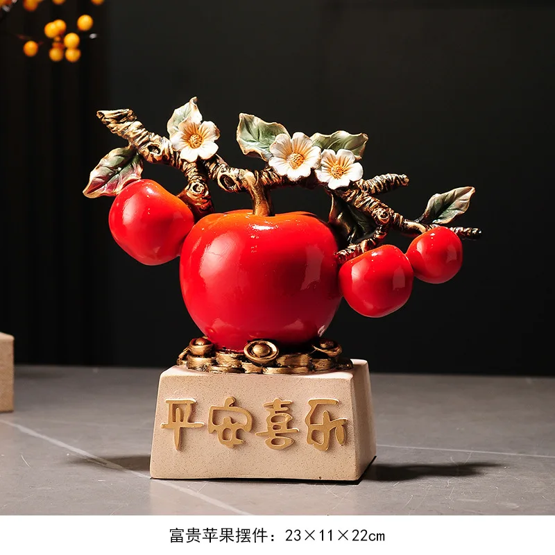Китайская хурма Руи мир и радость каждый год орнамент новоселья гостиная крыльцо
