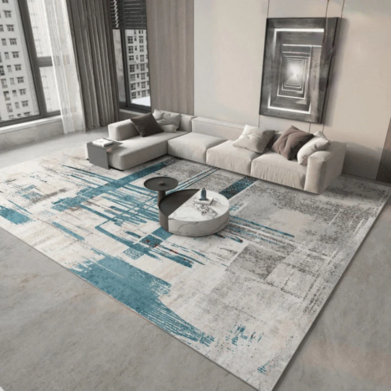 

Modern Abstract Printed Carpets Home Decoration Living Room Rugs Light Luxury Large Area Bedroom Carpet Cloakroom Lounge Rug