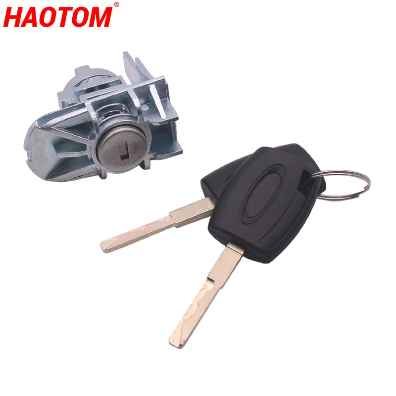 

Car Front Left Driver Side Door Lock Cylinder With 2 Key 1552849 Fit For Ford Focus C-Max S-Max 1552849