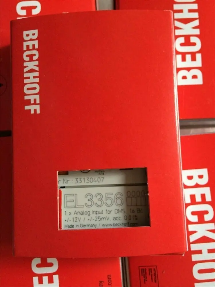

Becjoff EL3356 | Терминал ethernet, 1-канальный аналоговый вход, измерительный мост, 16-битный