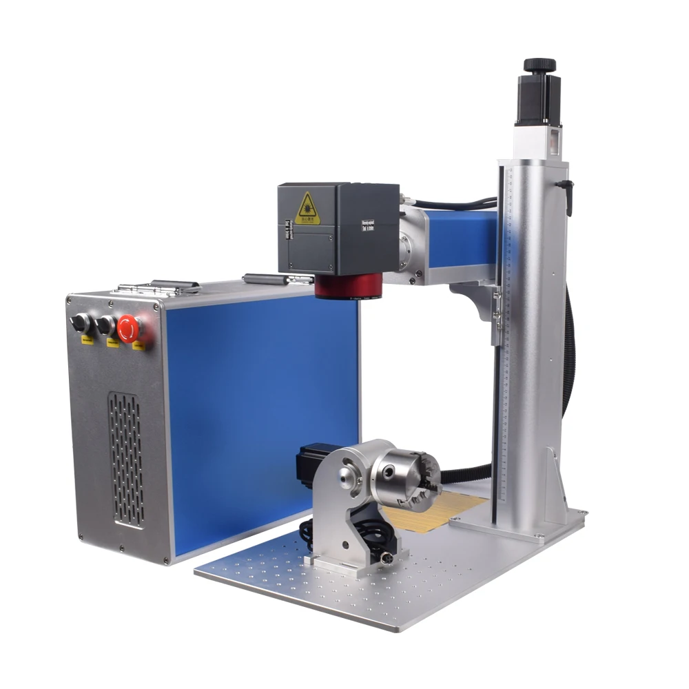 3D лазерная глубокая гравировка JPT Mopa 2.5D волоконная маркировочная машина Ezcad3