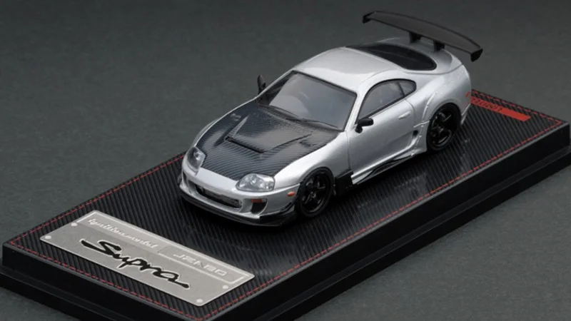 

Ignition alloy car IG 1:64 Toyota Bull Demon King Supra JZA80 RS simulation car model