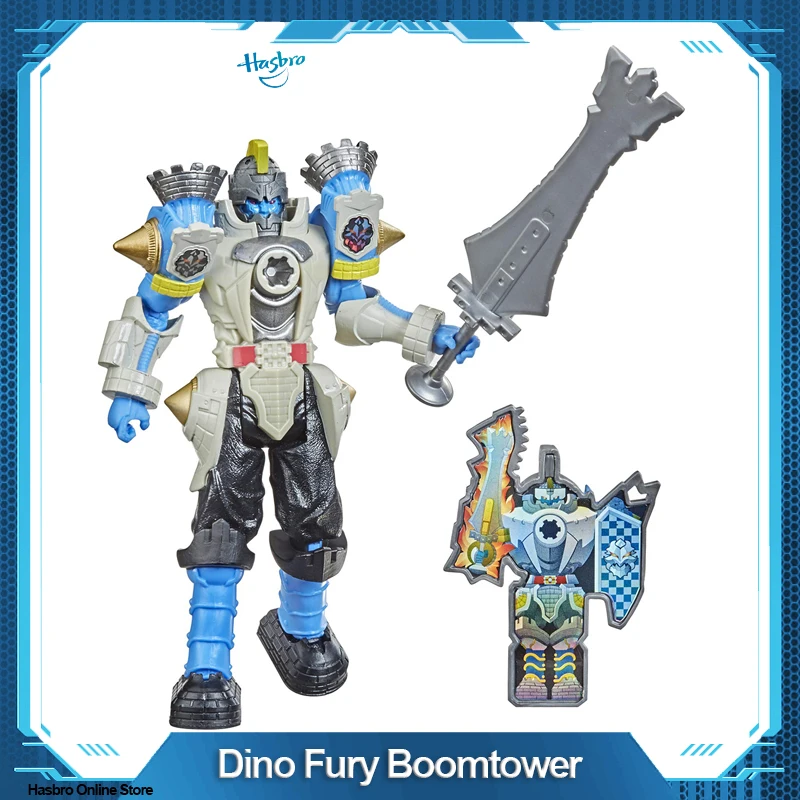 

Фигурка героя Hasbro Ranger Power Dino Fury Boomtower, 6 дюймов, злодеи, игрушка, вдохновленная ТВ-показом, аксессуар с боевым ключом