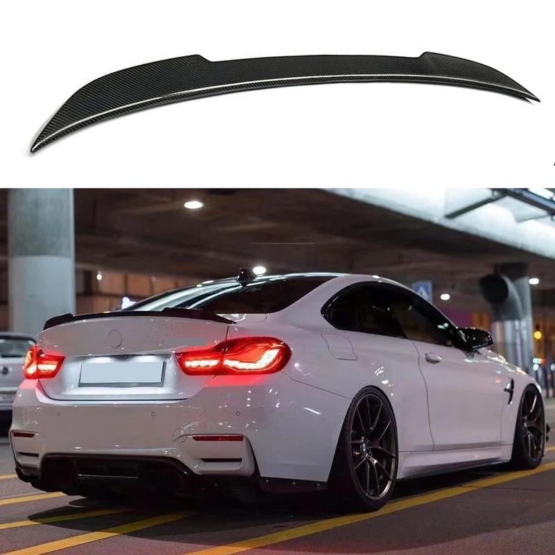 Задний спойлер из углеродного волокна в стиле CS для BMW F36 4 серии 2-дверного седана