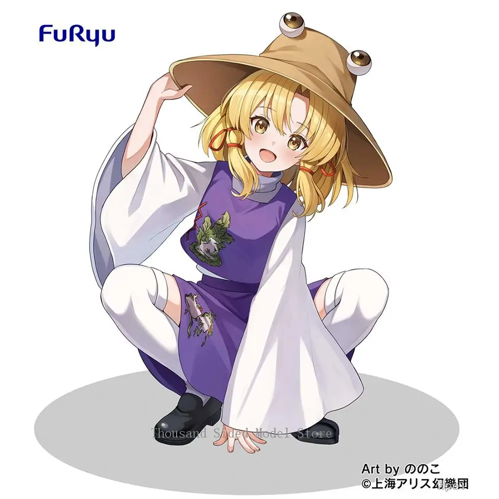 Фото Оригинальный FuRyu Touhou Project Moriya Suwako, фигурка с лапшой, аниме, модель из ПВХ, коллекционные игрушки для мальчиков №2