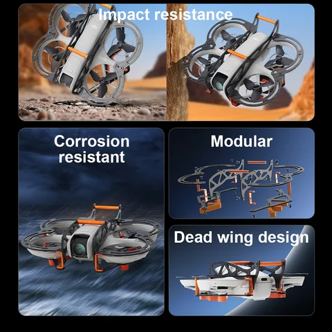 RCSTQ легкая конструкция из углеродного волокна для DJI NEO, защитная линза, бампер, жесткий, защита от столкновений и царапин