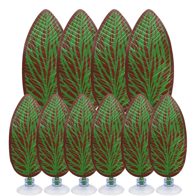 

Betta Fish Resting Leaf Simulated Fish Play Water Plants Tasteless Decoration Tool For Fish Tank Aquarium And Other Places
