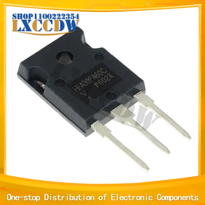 

2pcs HFA30PA60C 30A 600V TO-247 выпрямитель с быстрым восстановлением