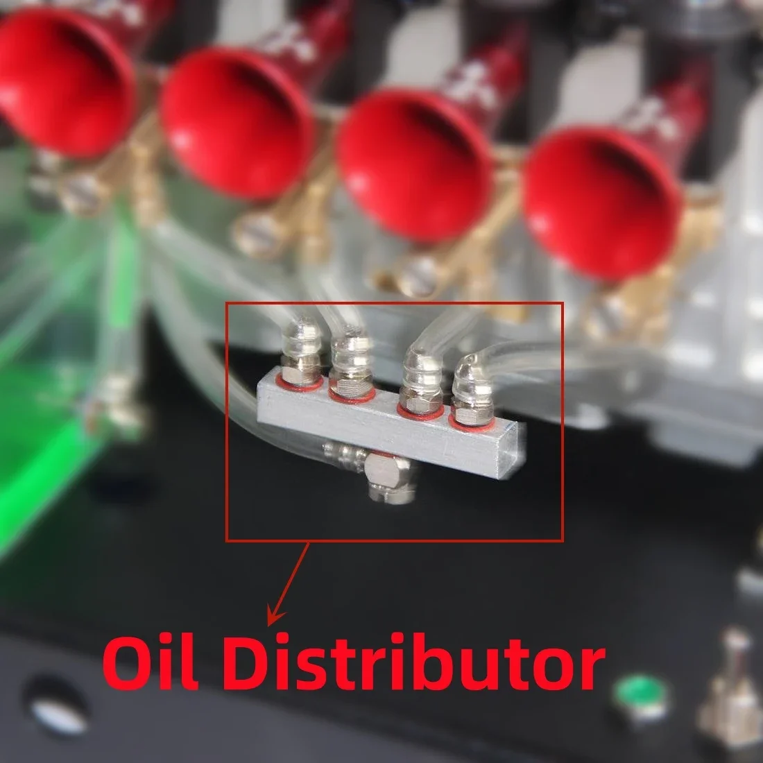 Металлический 4 в 1 Т-образный масляный распределитель для Toyan FS-L400 линейный