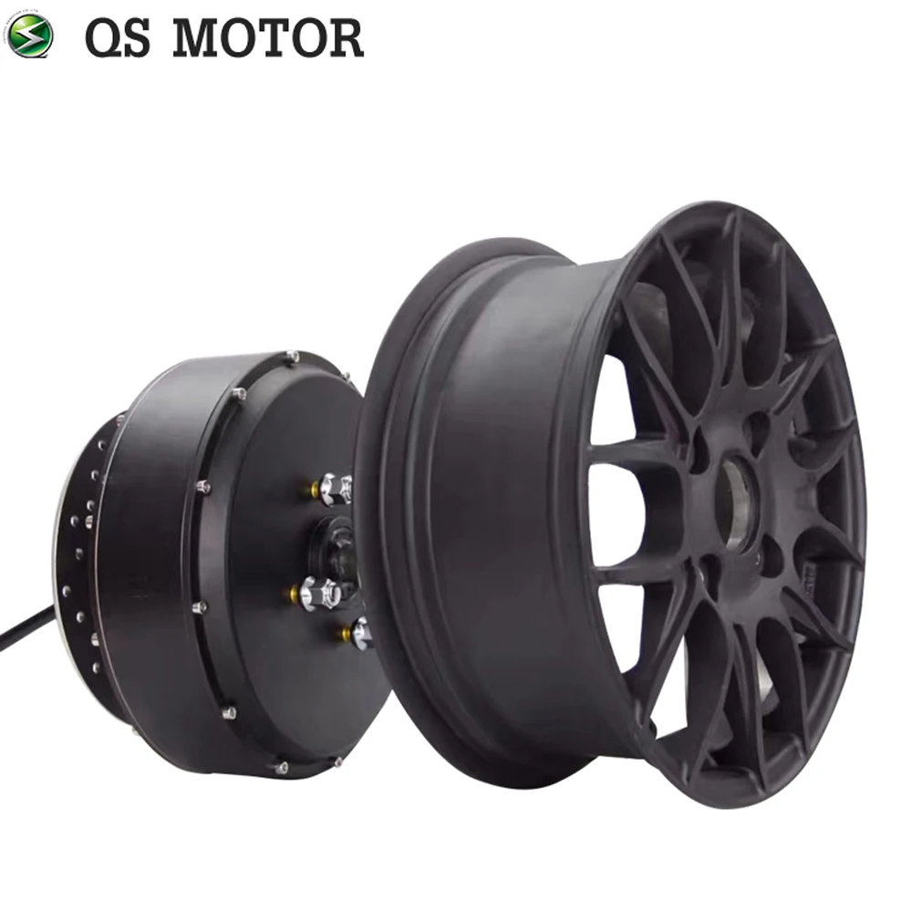 

Small Power QS 1.5kW V1 12*5.0inch Width Rim In-wheel Hub Motor For E-scooter Application