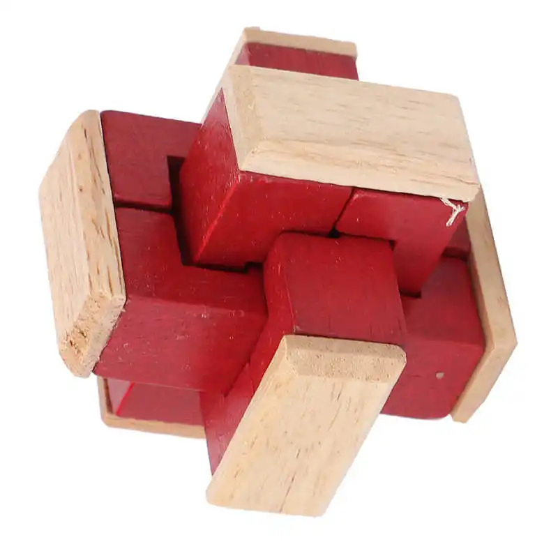 Деревянная игрушка-пазл с блокировкой деревянная игрушка-разблокировка