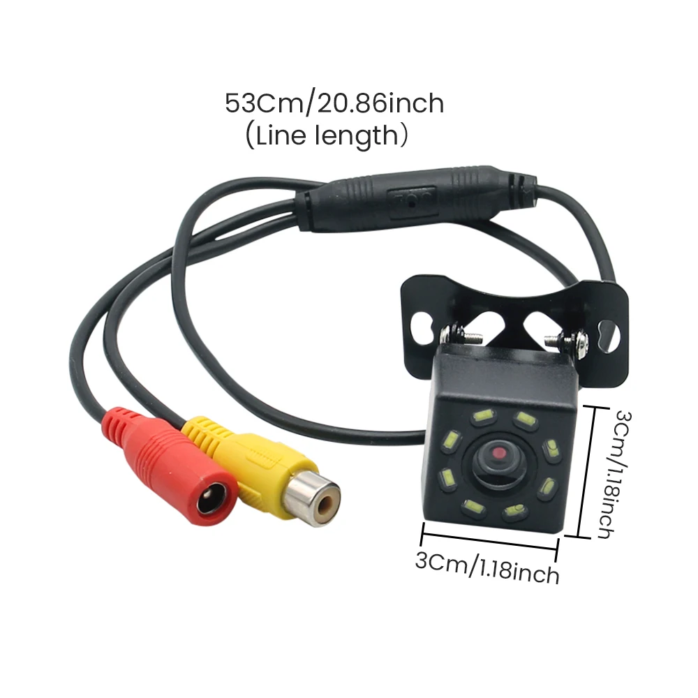 Новая широкоугольная HD-камера заднего вида для автомобиля, видеокамера ...